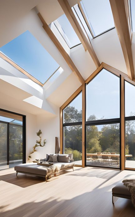 Wood skylight